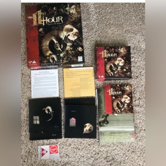 The 11th Hour PC Game Complete CD Rom Sequel to 7th Guest with Strategy Guide - Picture 2 of 4